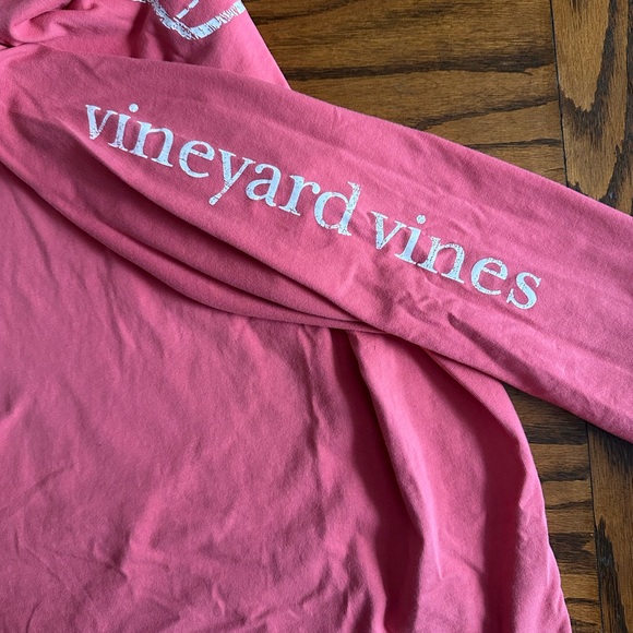Vineyard Vines Coral Long Sleeve Tee - Picture 4 of 6